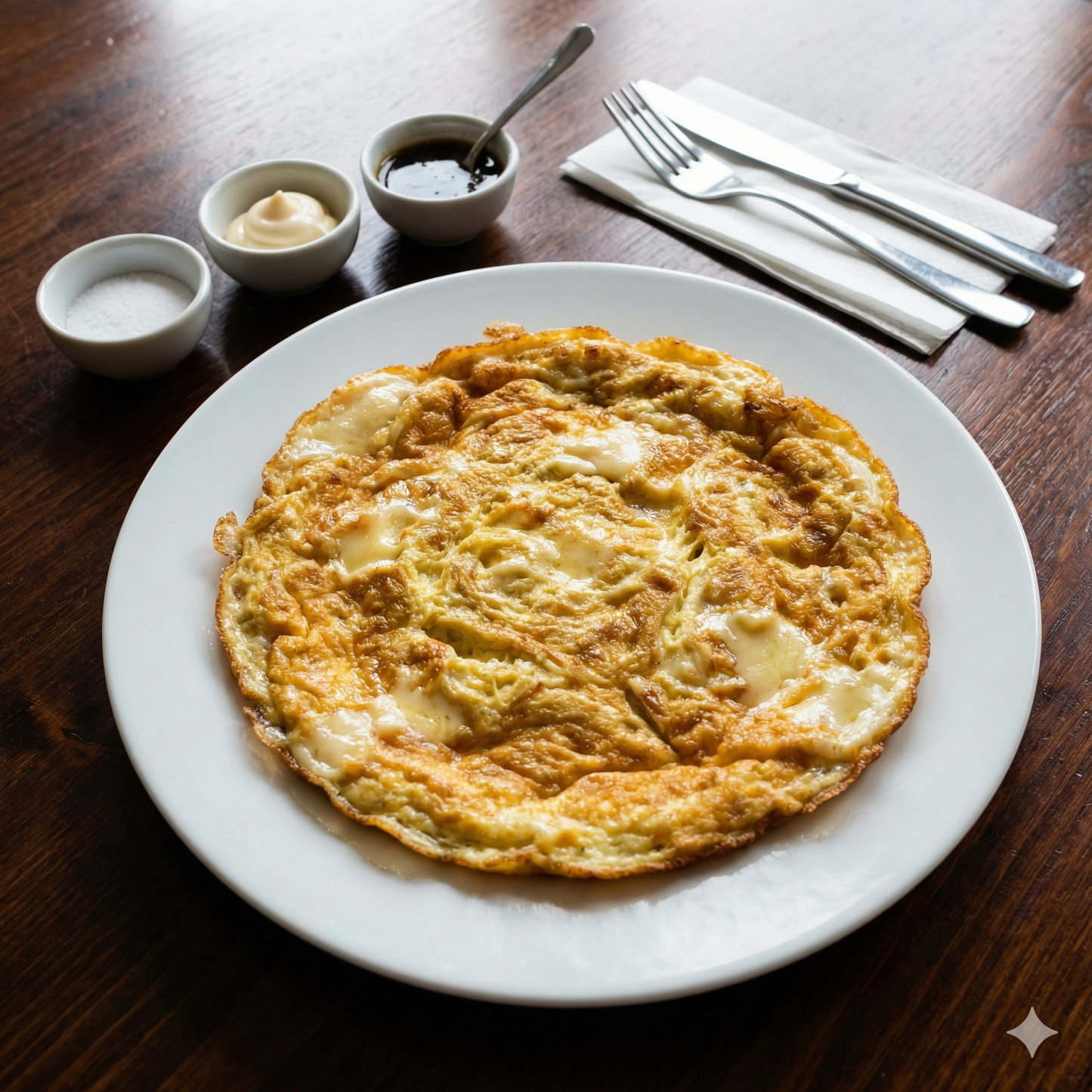 Omelette au fromage