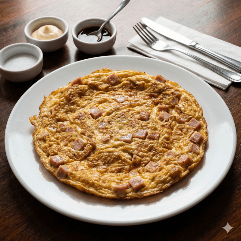 Omelette au Jambon - La Citronelle