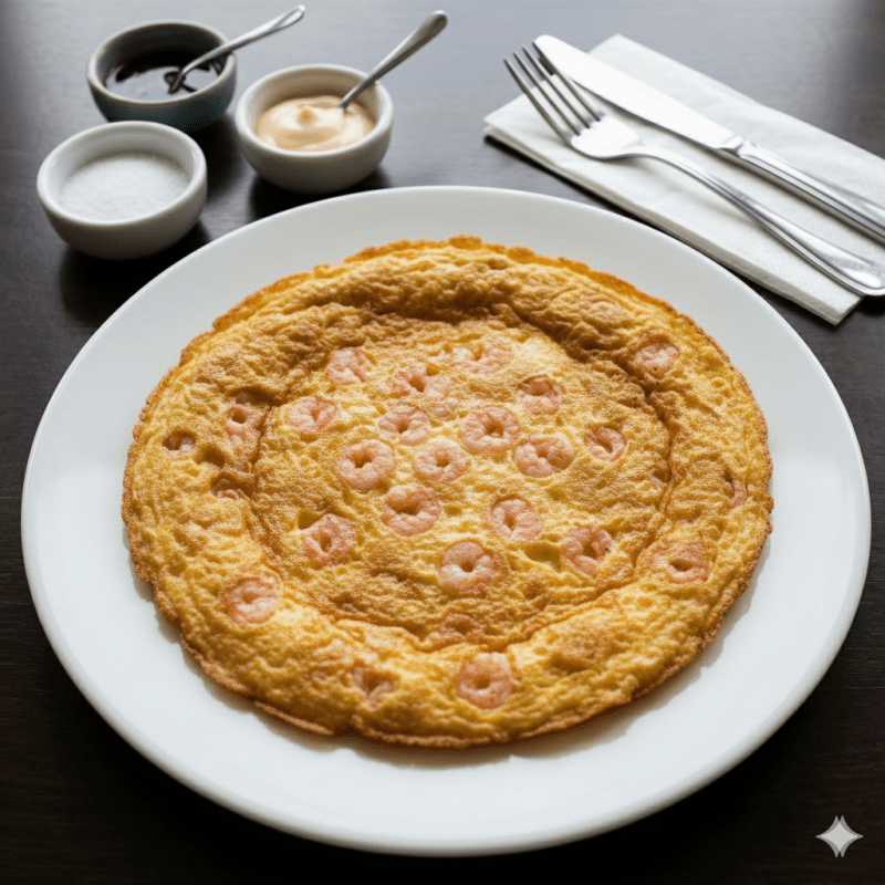 Omelette aux Crevettes - La Citronelle