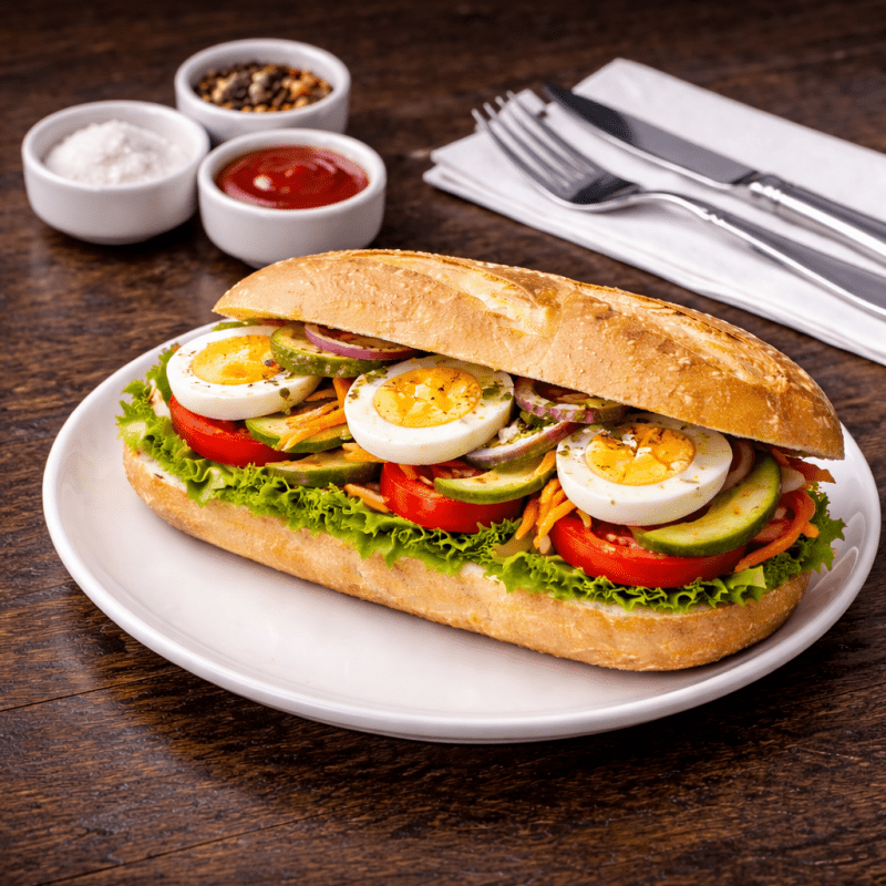 Sandwich œuf Dure - La Citronelle