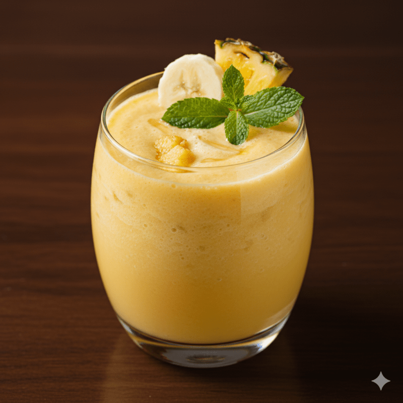 Smoothie Banane + Ananas - La Citronelle