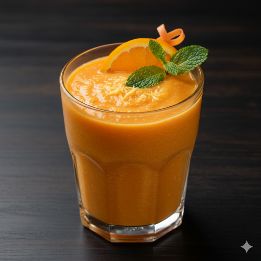 Smoothie Orange + Carotte + Gingembre