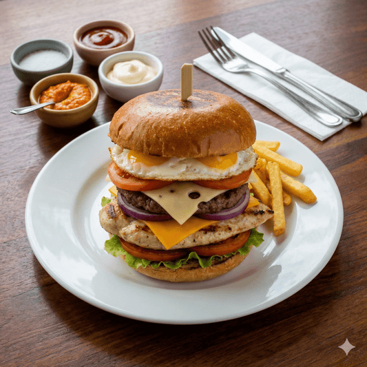 Double Royal Burger Mixte - La Citronelle
