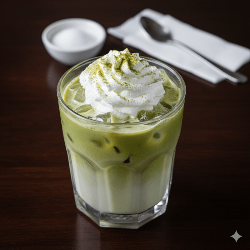 Ice Matcha Latte - La Citronelle