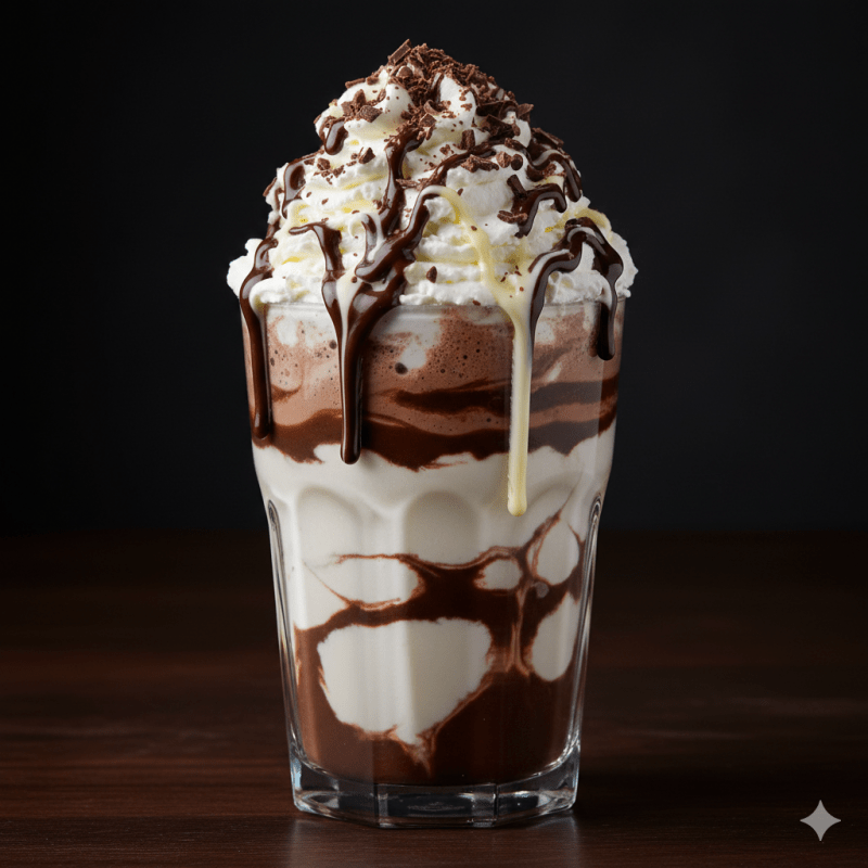 Milkshake Chocolat Noir/Blanc - La Citronelle