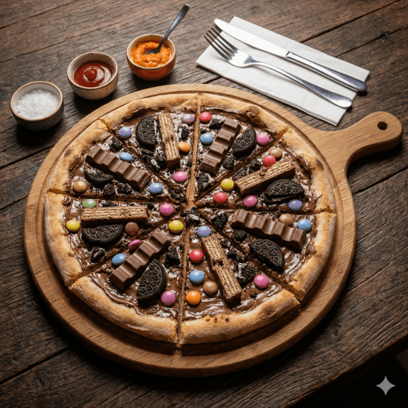 Pizza au chocolat - La Citronelle