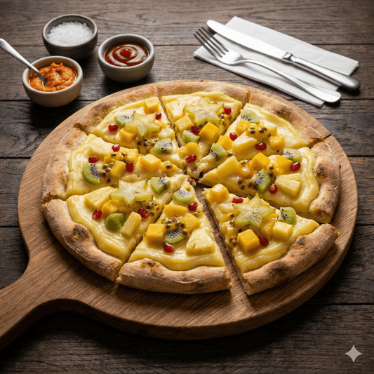 Pizza au fruits - La Citronelle