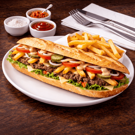 Sandwich à la Viande Hachée - La Citronelle