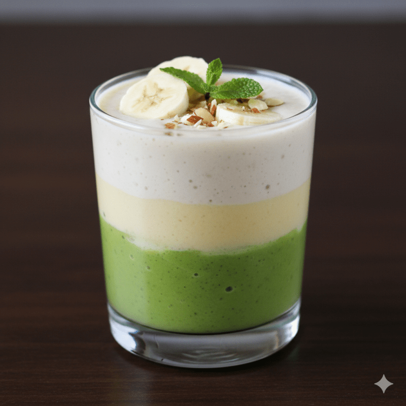 Smoothie Avocat + Banane + Amande - La Citronelle