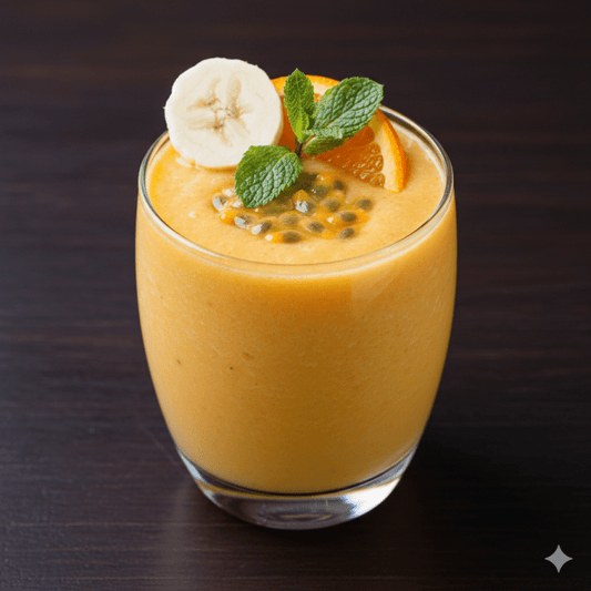 Smoothie Banane + Orange + Passion - La Citronelle