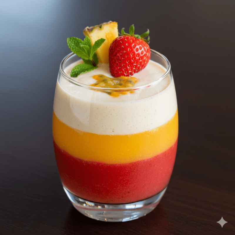Smoothie Mangue + Ananas + Passion - La Citronelle