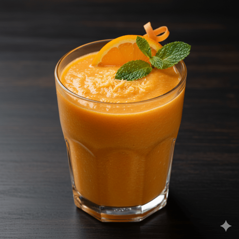 Smoothie Orange + Carotte + Gingembre - La Citronelle