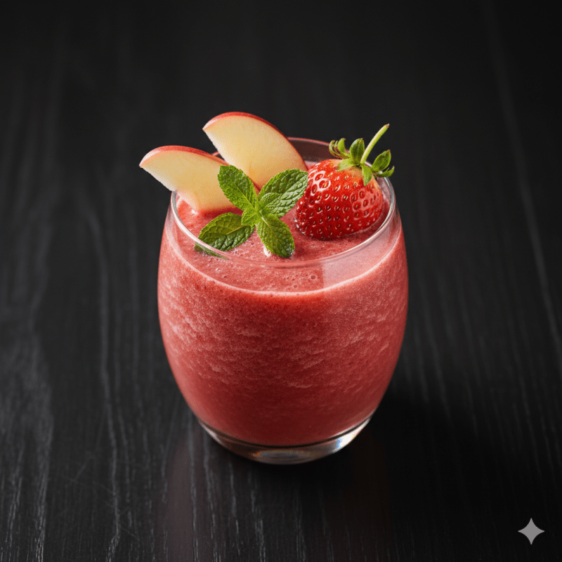 Smoothie Pomme + Fraise - La Citronelle
